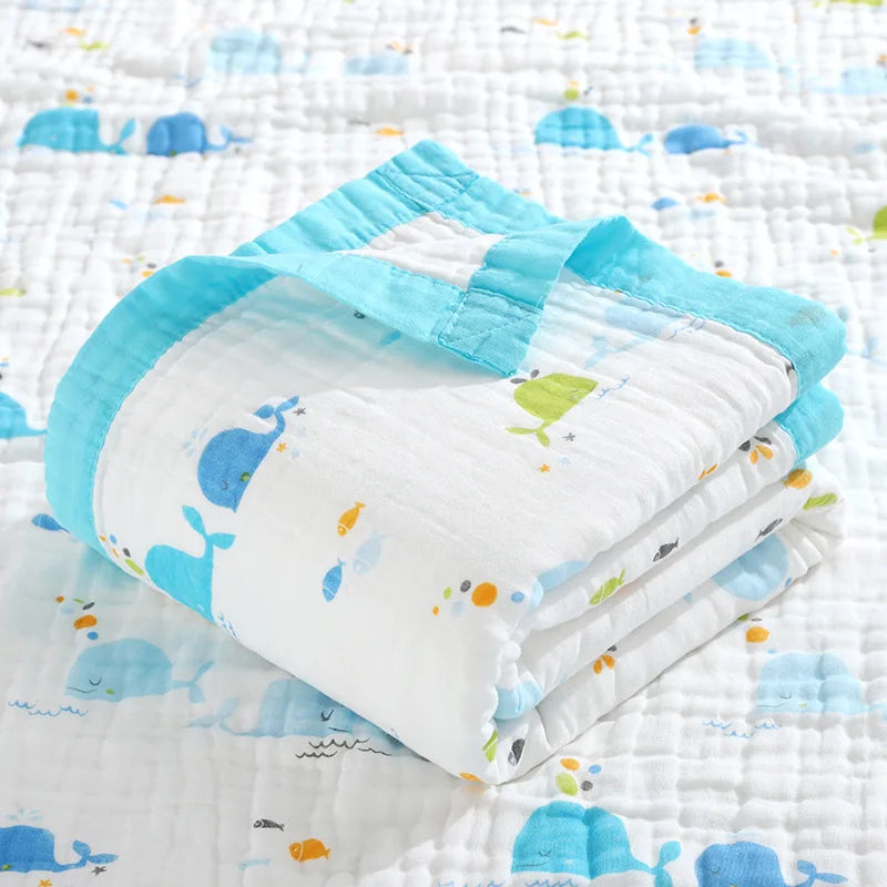 Children’s 6-Layer Cotton Bath Towel Blanket