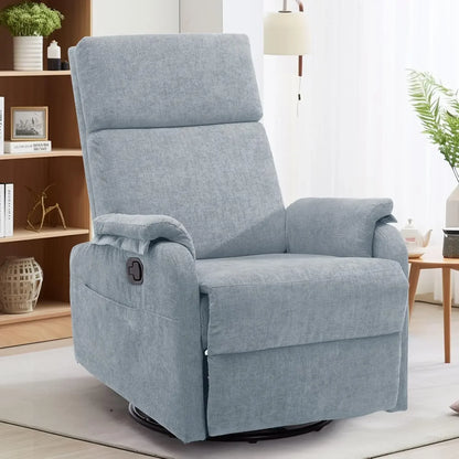 Reclining Swivel Rocking Chair for Adults