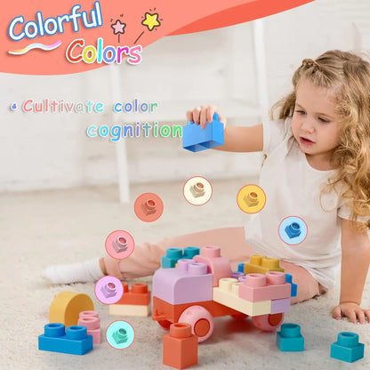 Soft, Lightweight Building Blocks for Kids 18 Months+