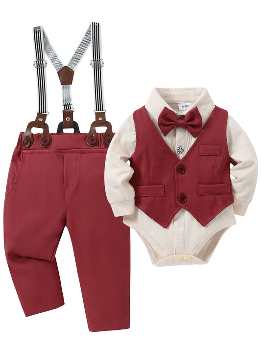 Infant Gentleman Suit for Weddings – 0 to 18 Months