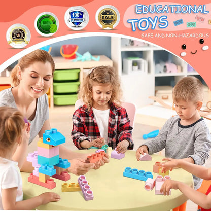 Soft, Lightweight Building Blocks for Kids 18 Months+