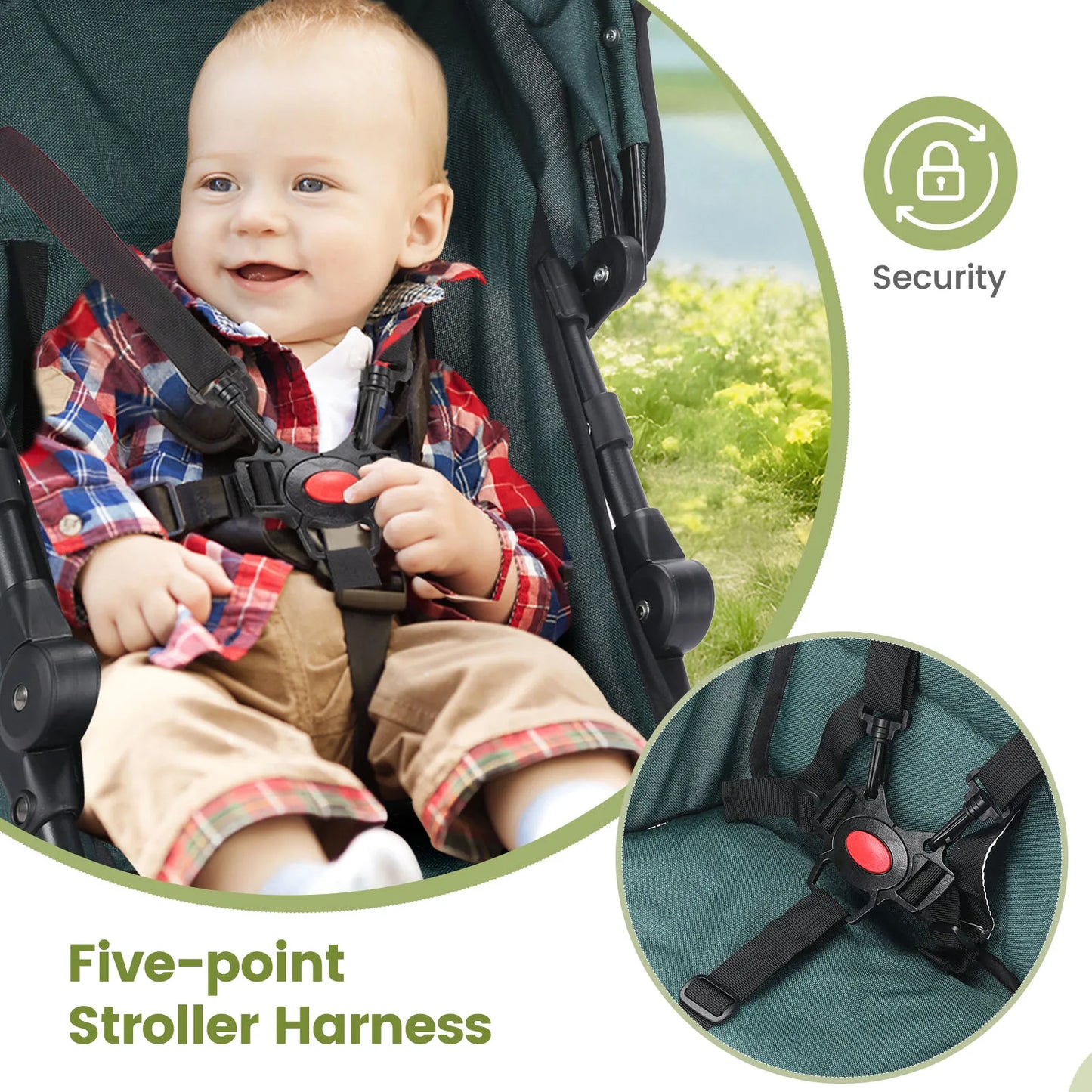 Wedyvko Baby Travel Stroller Lightweight