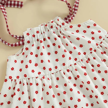 Toddler Ruffle Sleeveless Top & Shorts Set