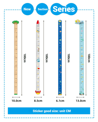 Cute Cartoon Height Sticker