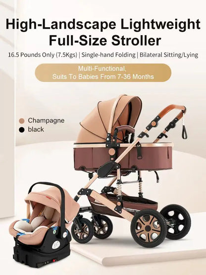 3 in 1 Baby Stroller and Travel System