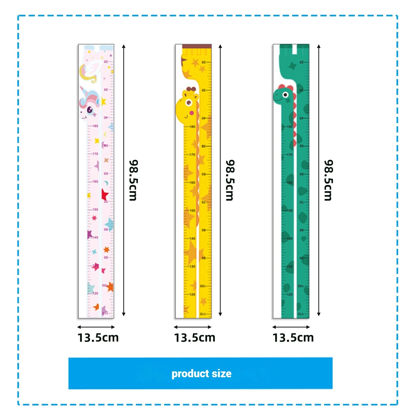 Cute Cartoon Height Sticker