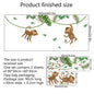 Large Funny Jungle Wall Art