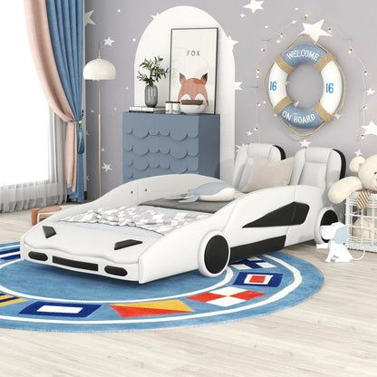 Twin Size Race Car Bed with Wheels