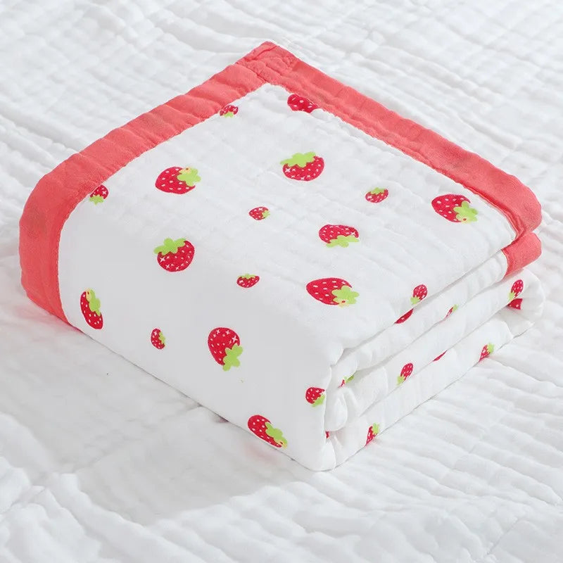 Children’s 6-Layer Cotton Bath Towel Blanket