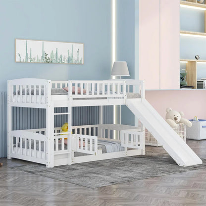 Twin Bunk Bed with Slide