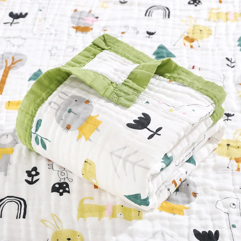 Children’s 6-Layer Cotton Bath Towel Blanket