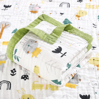 Children’s 6-Layer Cotton Bath Towel Blanket