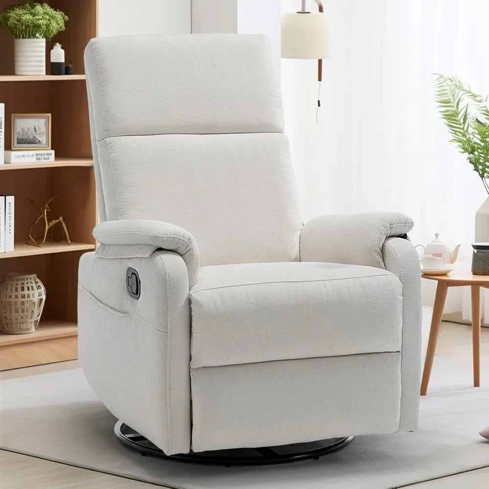 Reclining Swivel Rocking Chair for Adults