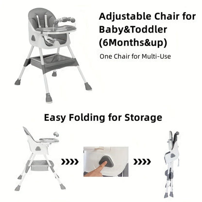 UBRAVOO Foldable Baby High Chair 6 Months Plus