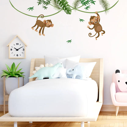 Large Funny Jungle Wall Art