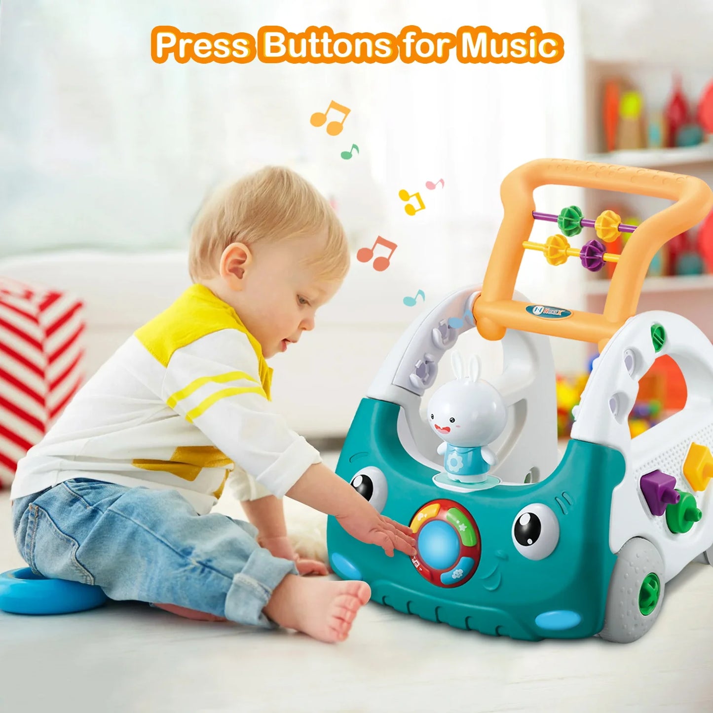 EDUCIRO 4-in-1 Baby Walker
