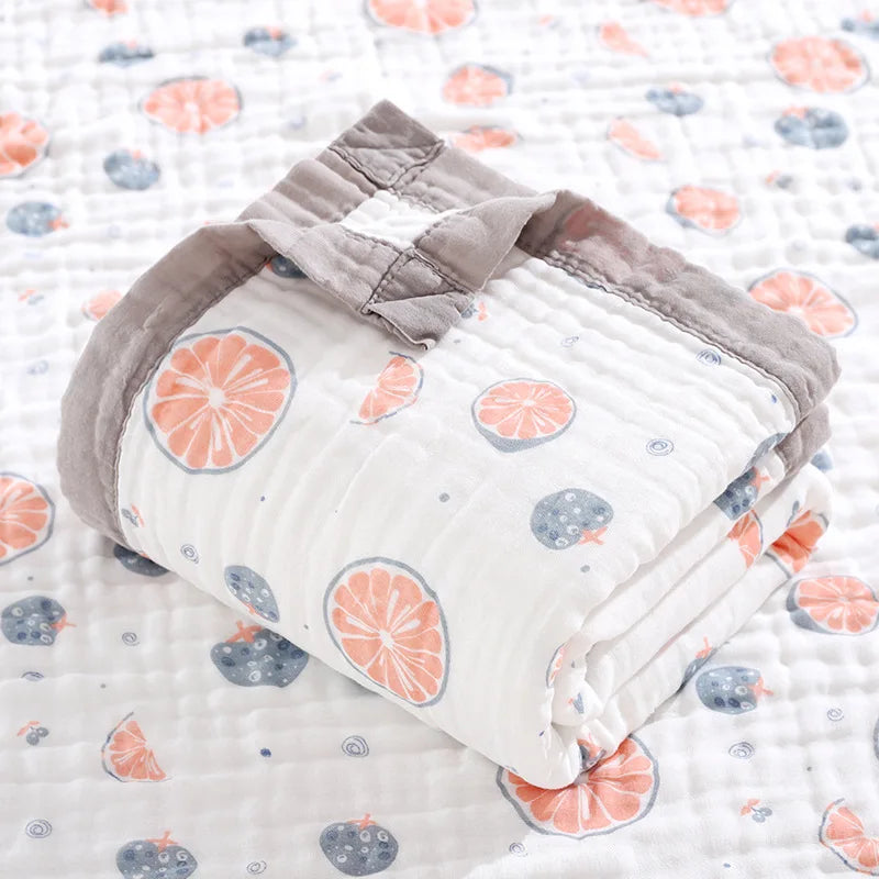 Children’s 6-Layer Cotton Bath Towel Blanket