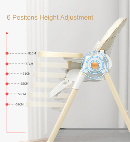 Foldable High Chair and Toddle Play Chair