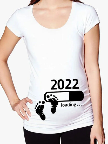 “Baby Is Coming” Maternity Countdown T-Shirt