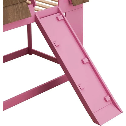 Twin Over Twin House Bunk Bed