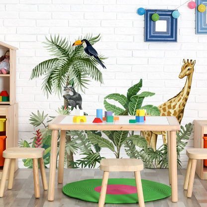 Large Funny Jungle Wall Art