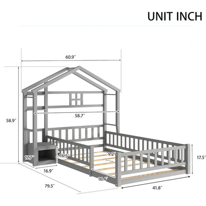 Montessori-inspired Twin Size Floor Bed