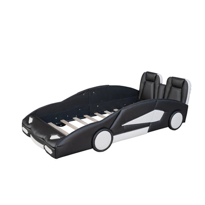 Twin Size Race Car Bed with Wheels