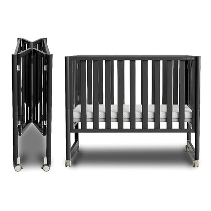 MAMAZING 6-in-1 Convertible Mini Crib (Black)