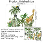 Large Funny Jungle Wall Art