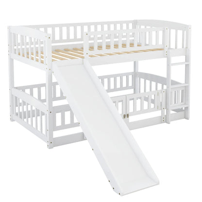 Twin Bunk Bed with Slide