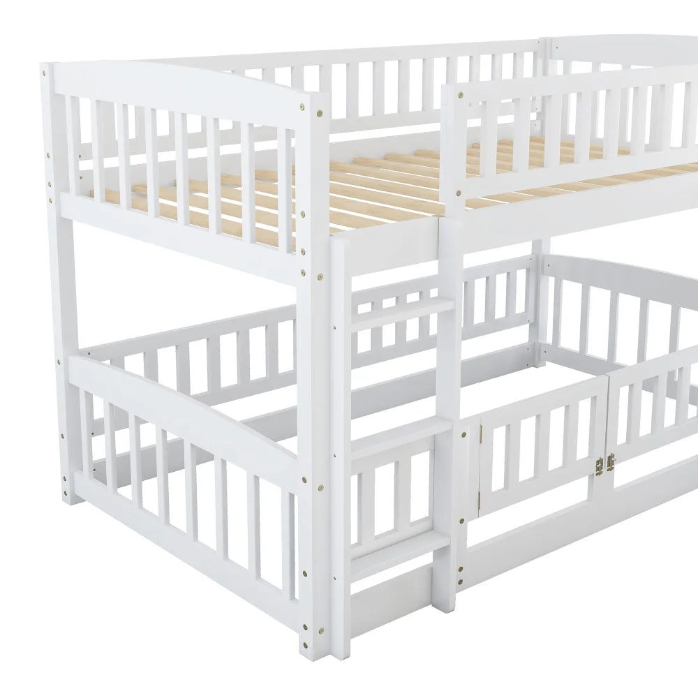 Twin Bunk Bed with Slide