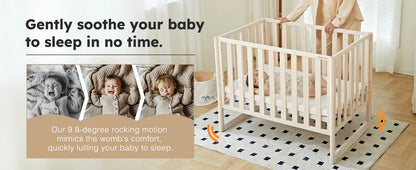 MAMAZING 6-in-1 Mini Crib (Pink)
