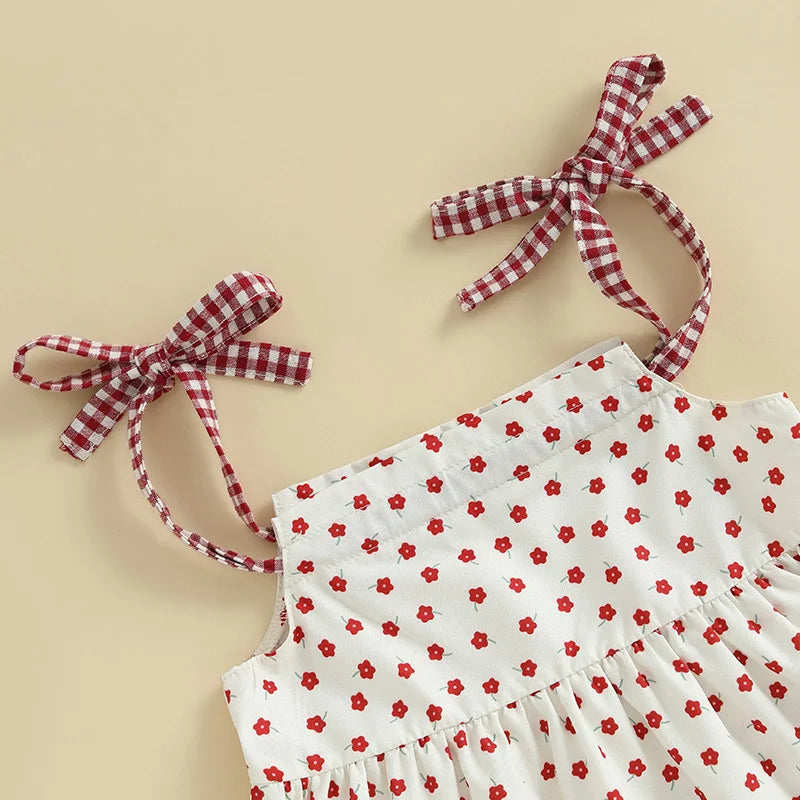 Toddler Ruffle Sleeveless Top & Shorts Set