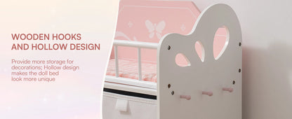Wooden Doll Crib – Ages 3+