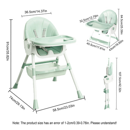 1pc Children's Dining High Chair