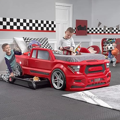 Twin Size Durable Plastic Truck Car Bed
