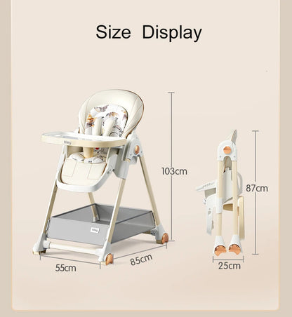 Foldable High Chair and Toddle Play Chair
