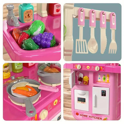 Realistic Kids Pretend Kitchen Set