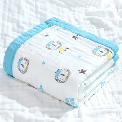 Children’s 6-Layer Cotton Bath Towel Blanket