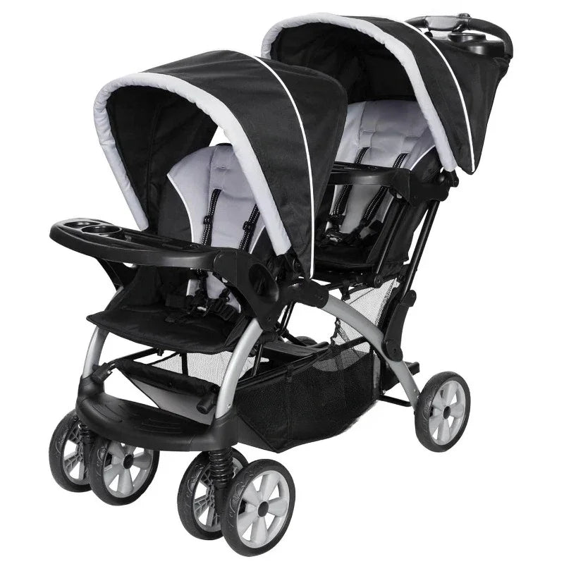 Authentic Double Stroller & Car Seat Combo