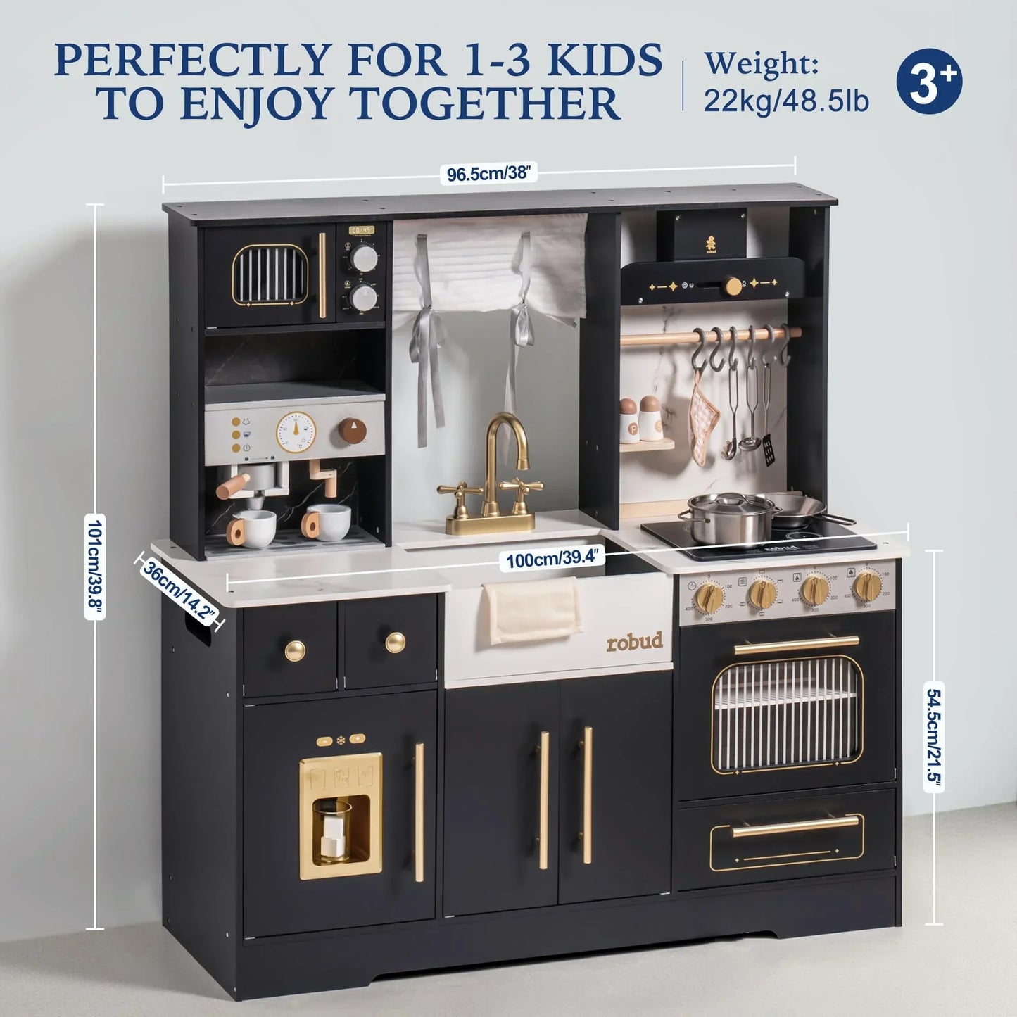 Deluxe Pretend Kitchen Set for kids