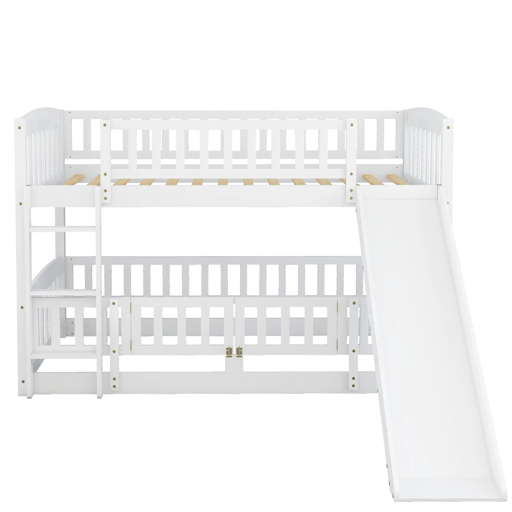 Twin Bunk Bed with Slide