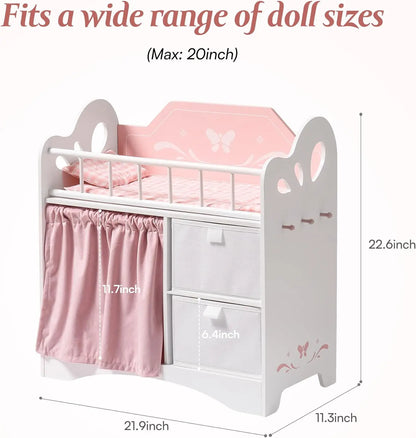 Wooden Doll Crib – Ages 3+