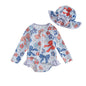 Long Sleeve Baby Swim Rash Guard
